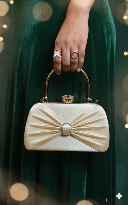cream bow